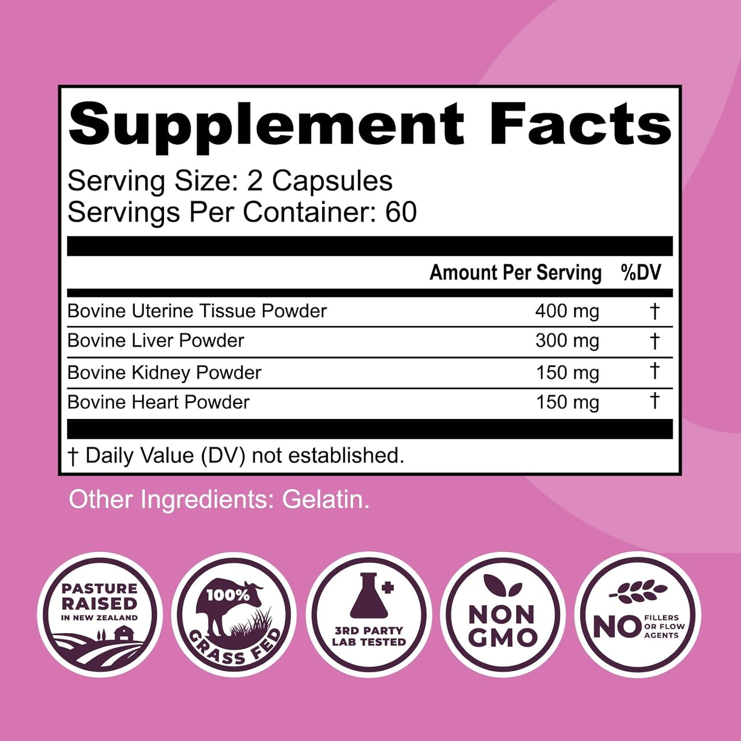 Beef Organ Supplement for Women